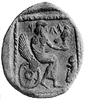 Depiction of Yahweh on the Throne